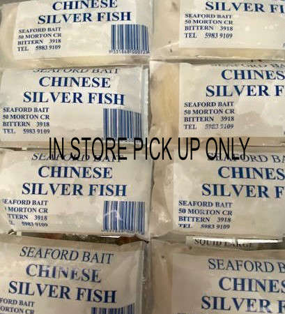 Chinese Silver Fish Bait (Frozen) - Gone Fishin