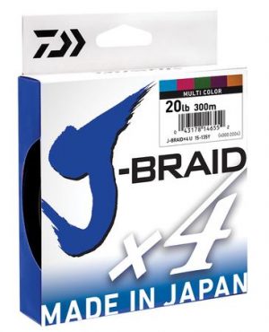 Daiwa J-Braid X4 Multi Colour